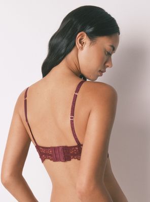 Imagen 2 del producto Sostén Gorgeous Push-Up Encaje Vino