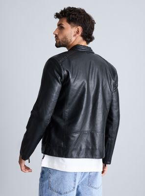 Imagen 2 del producto Chaqueta Cuero Sintético Liso