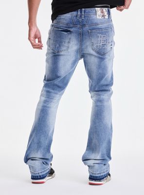 Imagen 2 del producto Jeans Skinny Flare Roturas con Aplicación De Brillos