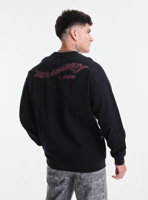 Imagen 2 del producto Polerón Ed Hardy Estampado PU y Tachas