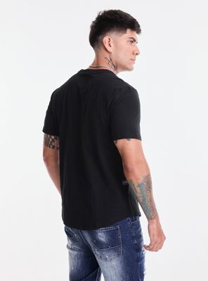 Imagen 2 del producto Polera Básica Longfit Bordado al Tono