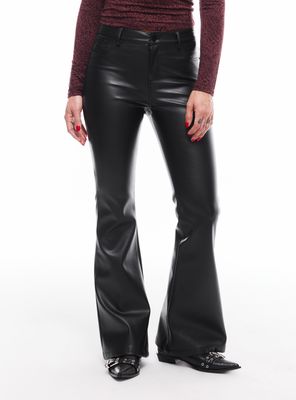 Imagen 1 del producto Pantalón Flare Efecto Cuero