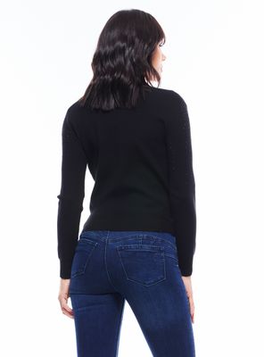 Imagen 2 del producto Chaleco Cárdigan con Strass Metálicos