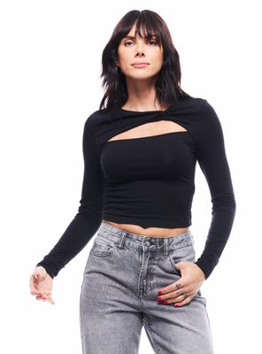 Imagen 1 del producto Polera Abertura Frontal