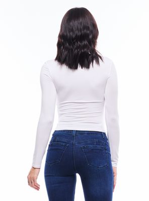 Imagen 2 del producto Polera Escote con Recogido Full Print