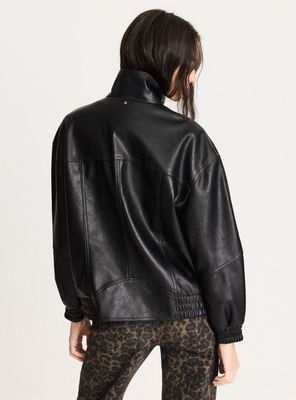 Imagen 2 del producto Chaqueta Cuello Funnel Cuero Sintético