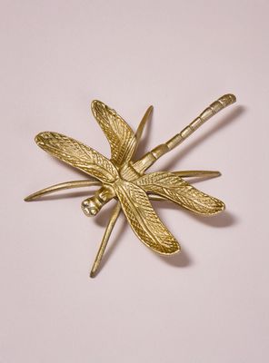 Imagen 2 del producto Adorno Libélula Dorada 16 cm