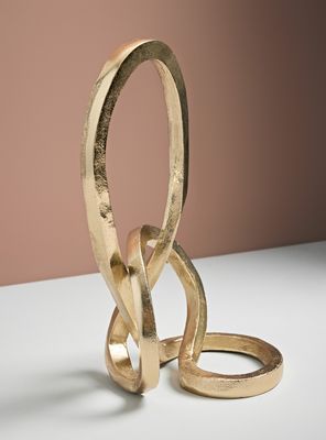 Imagen 2 del producto Adorno Nudo Dorado 20x20 cm