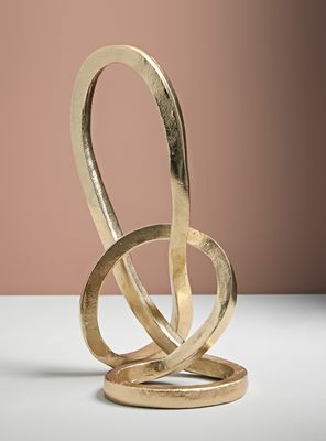 Imagen 2 del producto Adorno Nudo Dorado 20x20 cm