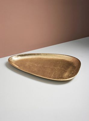 Imagen 2 del producto Plato Decorativo Dorado M