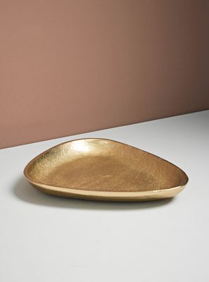 Imagen 2 del producto Plato Decorativo Dorado S