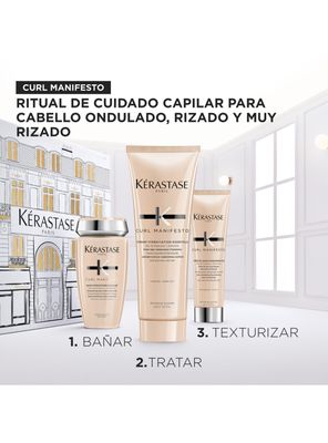 Imagen 2 del producto Set Shampoo 250ml + Acondicionador 250ml + Texturizante 150ml Cabello Rizado Kérastase