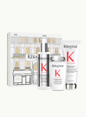 Set Reparador Descalcificante Pretratamiento 250ml + Shampoo 250ml + Acondicionador 200ml Première