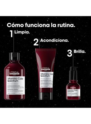 Imagen 2 del producto Set Profesional Cuidado del Color Profundo Shampoo 300ml + Acondicionador 200ml + Sérum 50ml