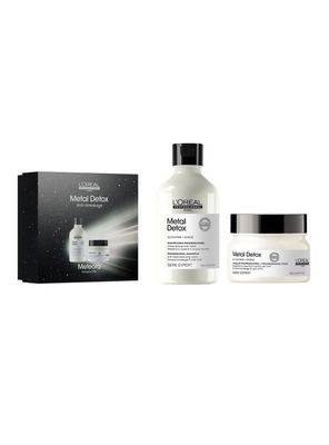 Set Profesional Anti-Quiebre Cabello Shampoo 300ml + Máscara 250ml Metal Detox