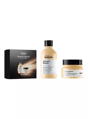 Set Profesional Reparación Cabello Dañado Shampoo 300ml+ Máscara 250ml Absolut Repair