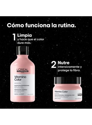 Imagen 2 del producto Set Profesional Cuidado del Color Profundo Shampoo 300ml + Máscara 250ml Vitamino Color