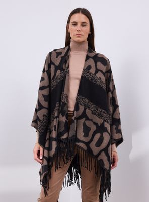 Imagen 2 del producto Poncho Tipo Chal Animal Print