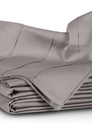 Imagen 2 del producto Sábana 2 Plazas 300 Hilos Lisa Plata