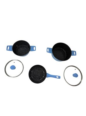 Imagen 2 del producto Batería de Cocina Bristol Sky Aluminio 5 Piezas