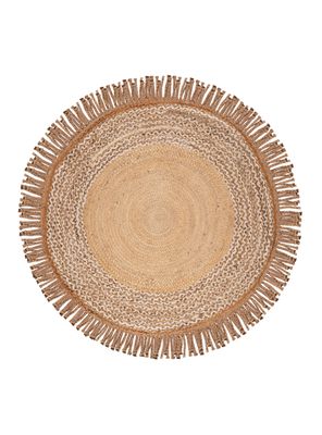 Alfombra Yute Beige Natural Redonda 150x150 cm