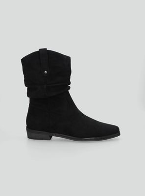 Imagen 2 del producto Botín Plano Tipo Gamuza  Mujer