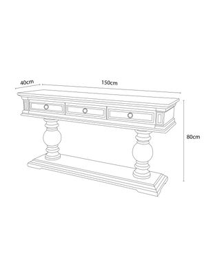 Imagen 2 del producto Arrimo Normandía 150x40x80 cm