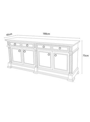 Imagen 2 del producto Buffet Normandía 180x45x75 cm