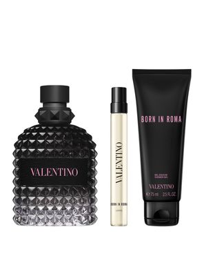 Imagen 1 del producto Set Perfume Born in Roma Uomo EDT Hombre 100ml + 10ml + Shower Gel 75 ml