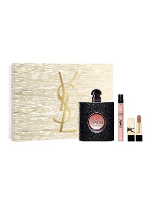 Imagen 2 del producto Set Perfume Black Opium EDP Mujer 90ml + 10ml + Mini Rouge Pur Couture Yves Saint Lauren
