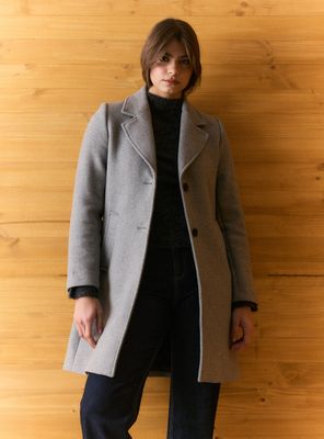 Imagen 1 del producto Abrigo Largo de Paño con Lana