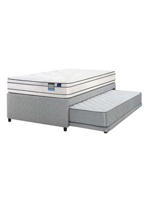 Diván Cama Gris Innova 1.5 Plazas Box