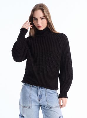 Imagen 1 del producto Sweater Básico Cuello Alto Holgado
