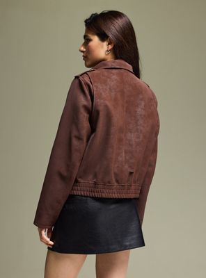 Imagen 2 del producto Chaqueta Biker Efecto Suede
