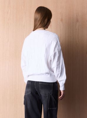 Imagen 2 del producto Sweater Cuello Redondo y Diseño en Delantero