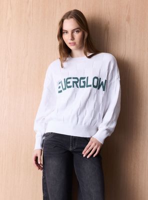 Imagen 1 del producto Sweater Cuello Redondo y Diseño en Delantero