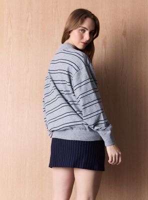 Imagen 2 del producto Sweater Cuello Polo y Rayas