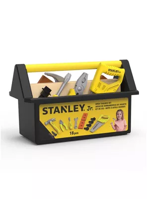 Caja de Herramientas de Juguete Stanley Jr 18 Piezas