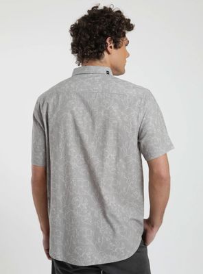 Imagen 2 del producto Camisa Full Print Flores Algodón Orgánico