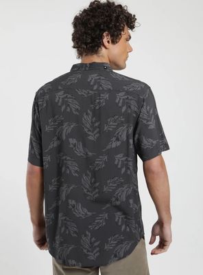 Imagen 2 del producto Camisa Full Print Hojas Algodón Orgánico