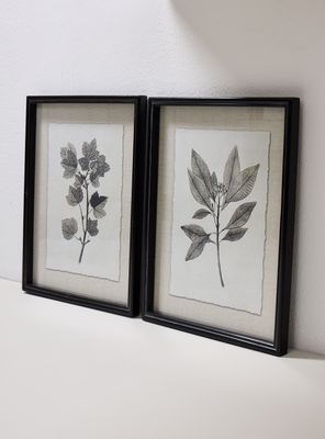 Imagen 2 del producto Set de 2 Cuadros Hojas 35 cm