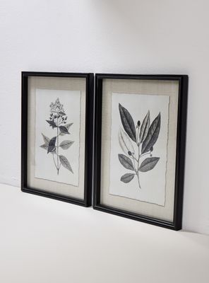 Imagen 2 del producto Set de 2 Cuadros Hojas 35x45 cm