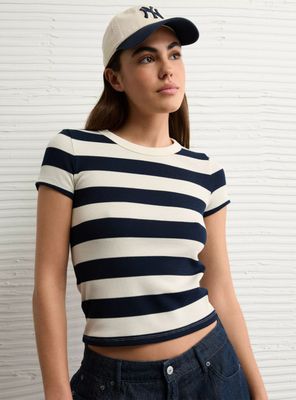 Polera Ae Soft & Sexy  Manga Corta con Escote V