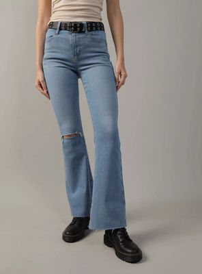 Jeans Ae Flaire Ne(X)T Level  Cintura Super Alta