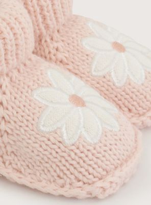 Imagen 2 del producto Pantufla Print Flor Tejida Niña