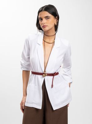 Imagen 1 del producto Blazer Lino Julieta Blanco