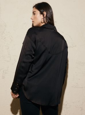 Imagen 2 del producto Blusa Procesada Look Seda con Tachas