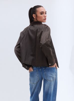 Imagen 2 del producto Chaqueta Encerada Cuello Velvet