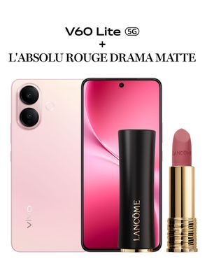 Imagen 2 del producto Smartphone V60 Lite 5G 256GB 6.67' Pink Liberado + Labial Lancome L'Absolu Rouge Drama Matte