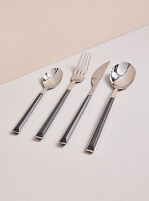 Imagen 2 del producto Set de Cubiertos 24 Piezas Wabi Sabi Negro